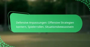 Defensive Anpassungen: Offensive Strategien kontern, Spielerrollen, Situationsbewusstsein